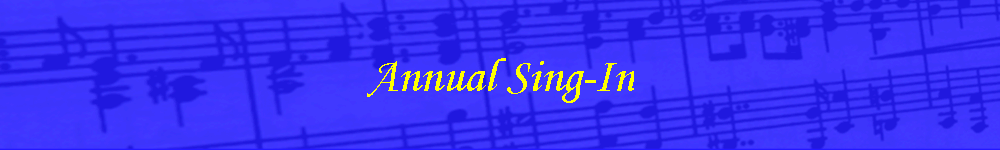 Annual Sing-In
